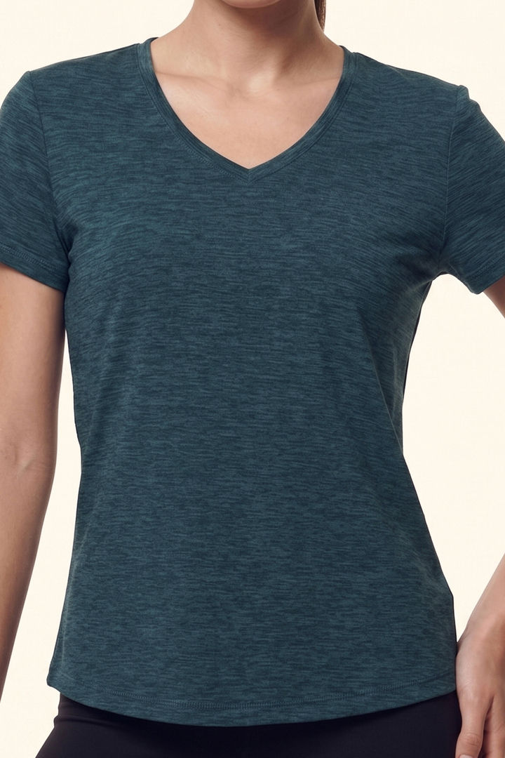 Zelocity Quick Dry Relaxed Top - Green Blue — image 5